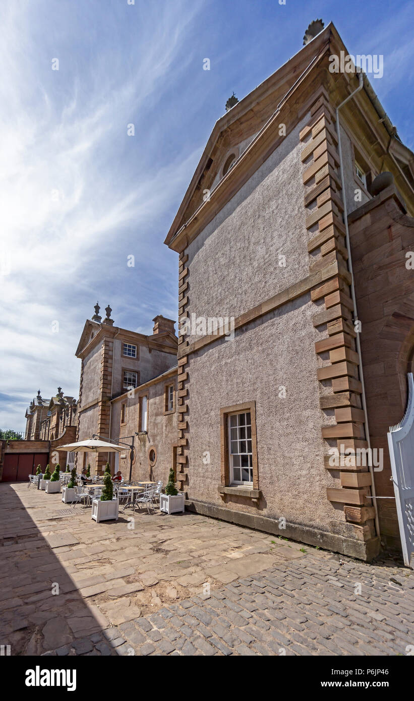 Rear view of Chatelherault Estate in Chatelherault Country Park Ferniegair Hamilton Lanarkshire