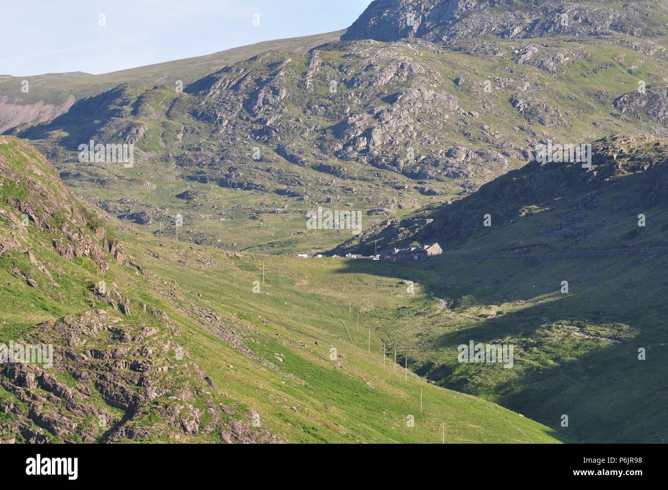 Llanberis Pass, Snowdonia, Gwynedd Stock Photo