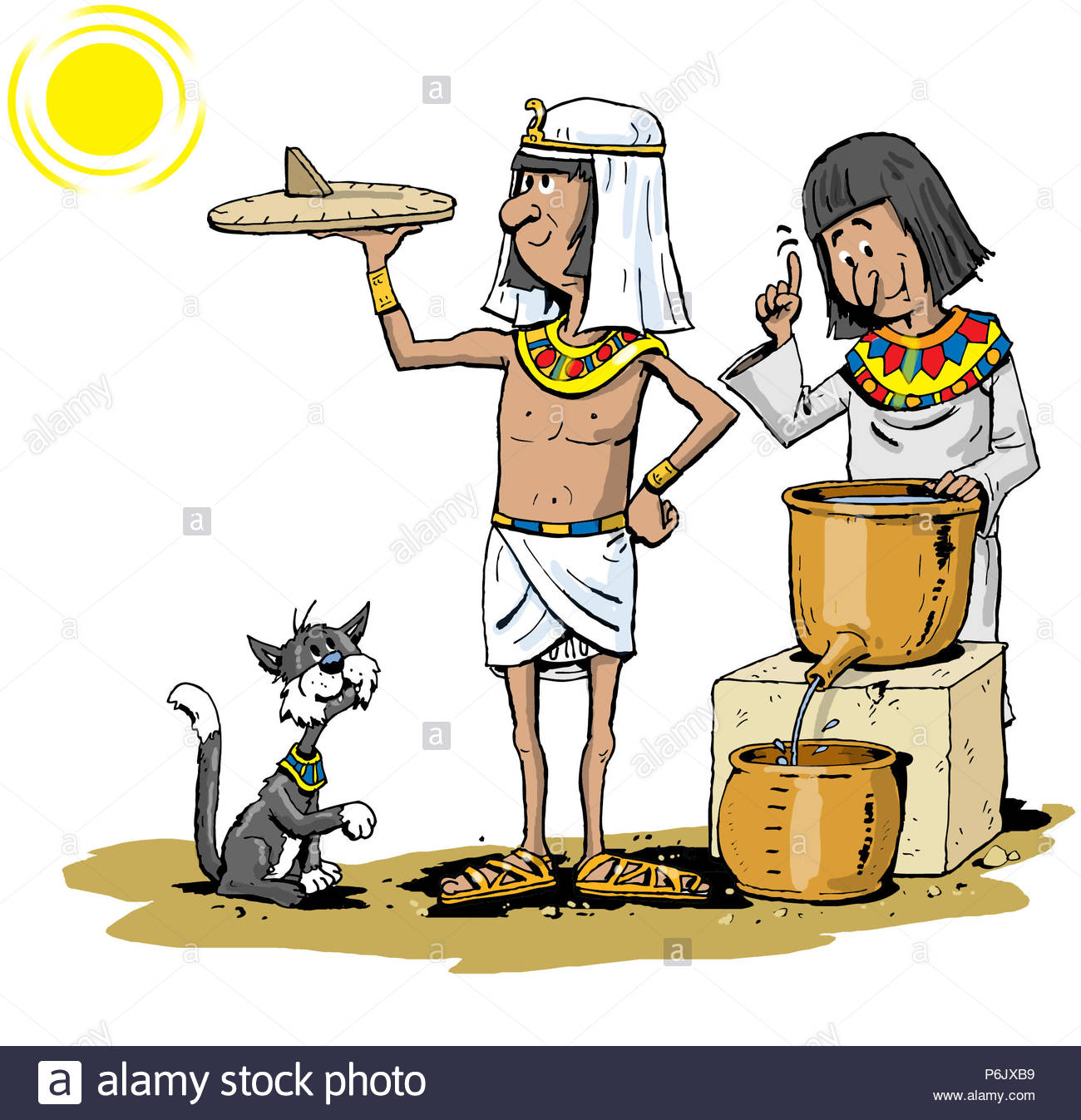 Egyptian Water Clock Stock Photos & Egyptian Water Clock Stock Images