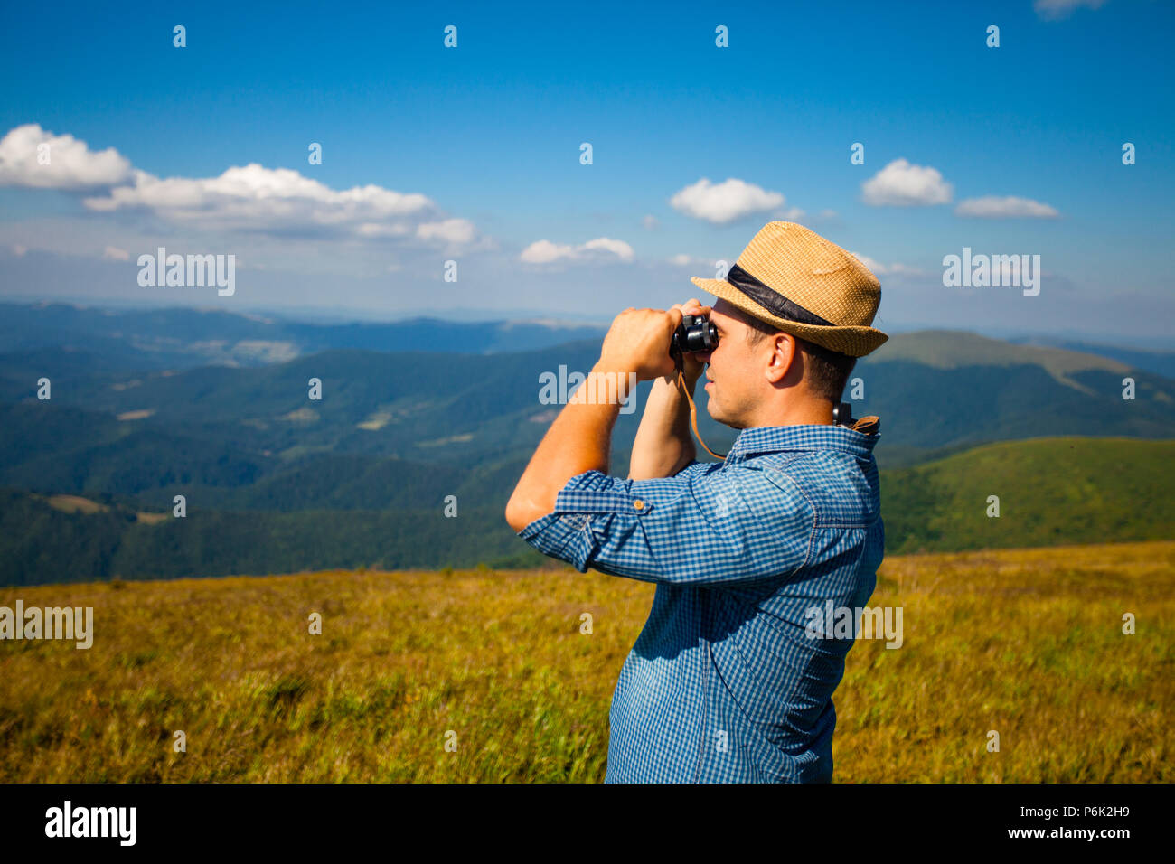 Practical task in geography Stock Photo - Alamy
