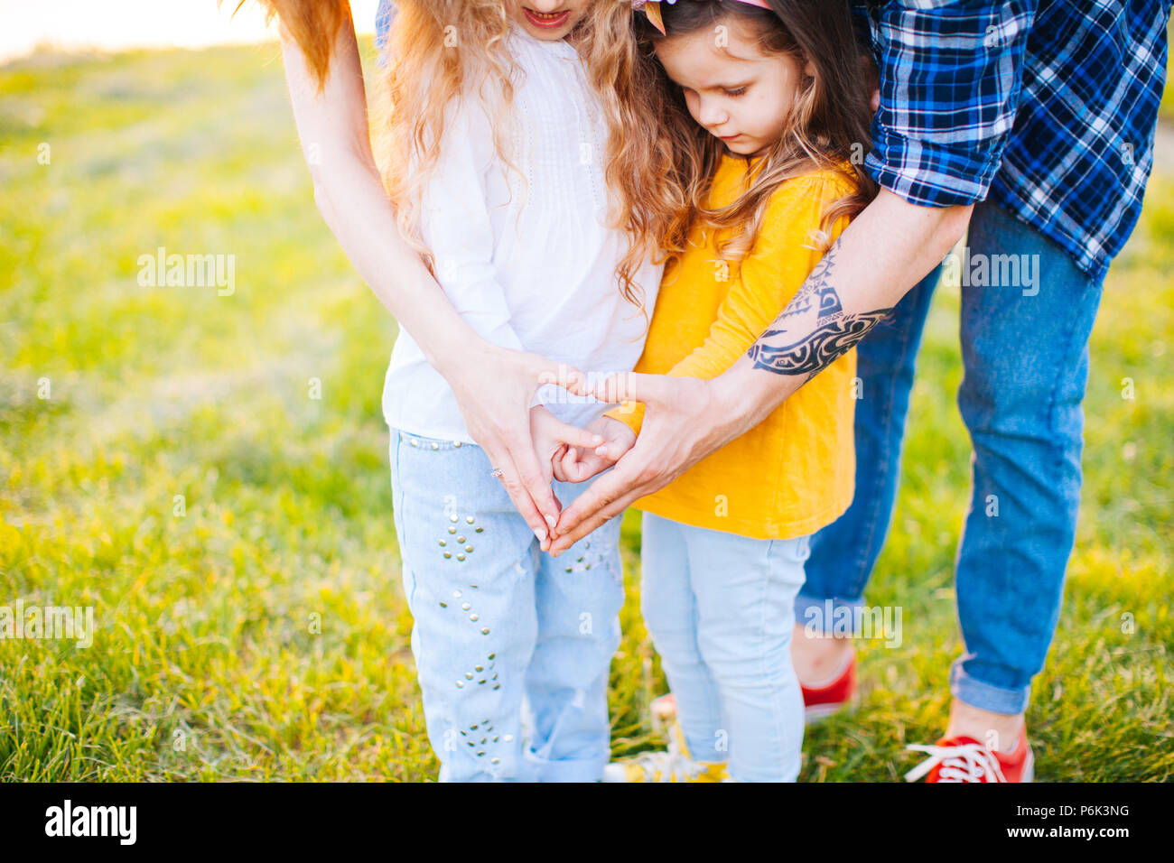 Family symbolizes love Stock Photo Alamy