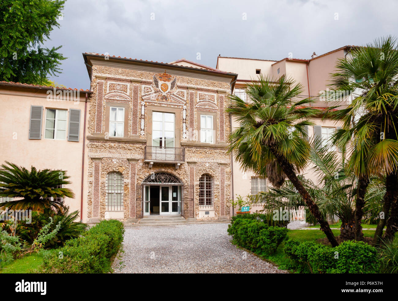 PISA, ITALY - MAY 30, 2018: Museum building at Orto botanico di Pisa ...