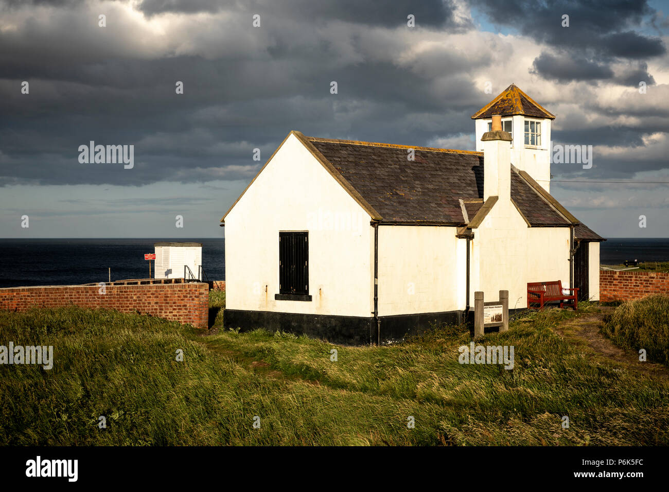 The Watch House Museum, Seaton Sluice, Whitley Bay, UK Stock Photo Alamy