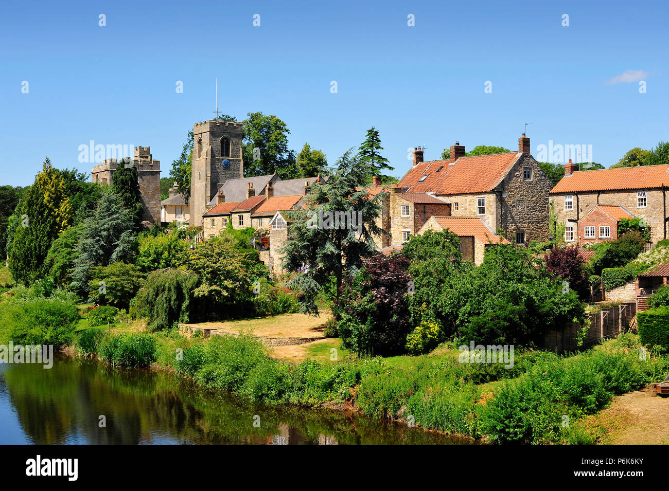 West Tanfield North Yorkshire England Stock Photo Alamy