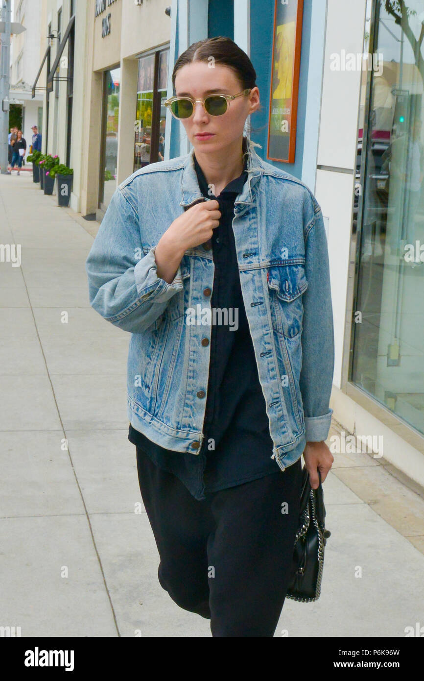 Rooney Mara Out In Casual Fashion In Beverly Hills as we spotted
