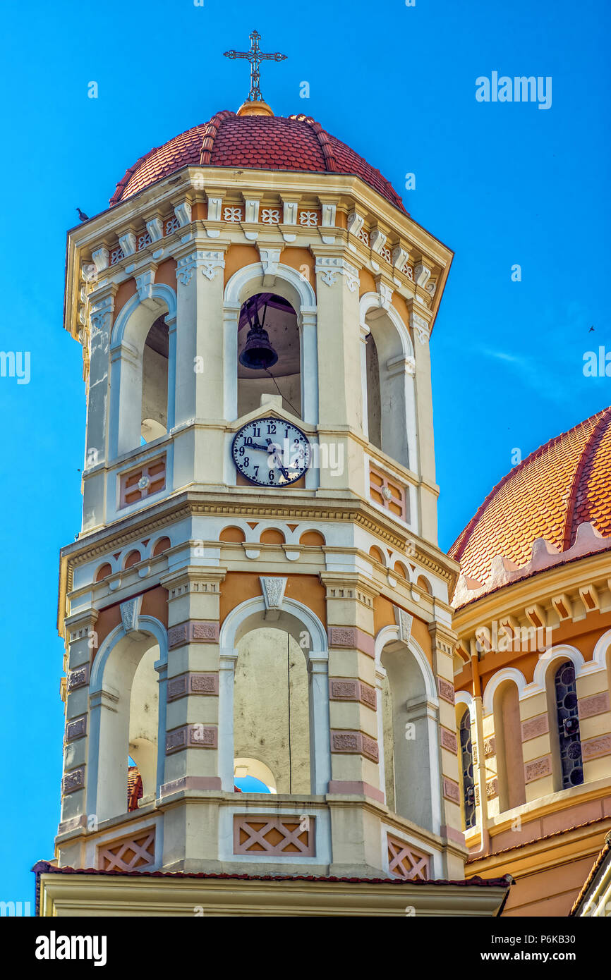 Detail of Metropolitan Orthodox Temple of Saint Gregory Palamas, Thessaloniki city, Greece Stock Photo