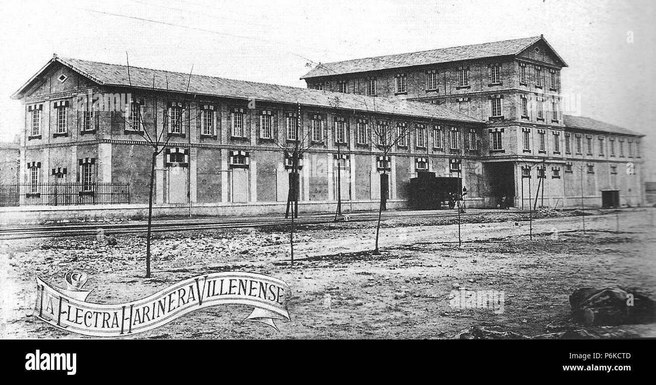 1910. La electroharinera Stock Photo Alamy