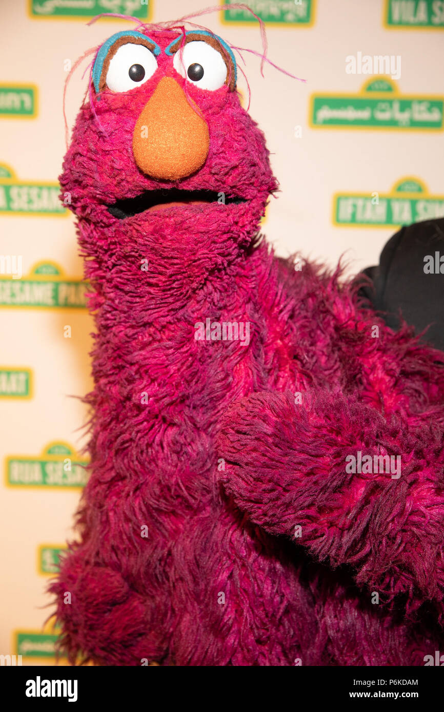 Sesame Workshop's 16th Annual Benefit Gala Featuring: Muppet Telly Monster  Where: New York, New York, United States When: 30 May 2018 Credit: Jeff  Grossman/WENN.com Stock Photo - Alamy