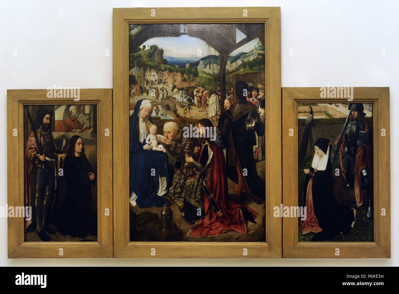 Geertgen tot Sint Jans (1460-1490). Early Netherlandish painter. Triptych  of Three Kings. 15th century. Gothic. National Gallery. Prague. Czech  Republic Stock Photo - Alamy