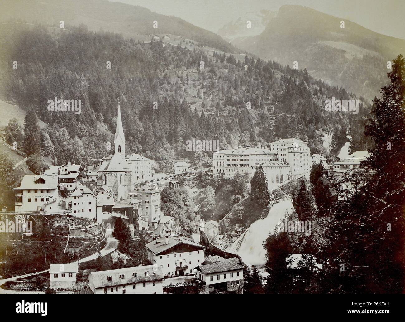 Gastein, Panorámica. Stock Photo