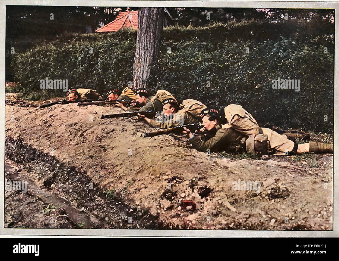 1914 Infanterie écossaise Stock Photo Alamy