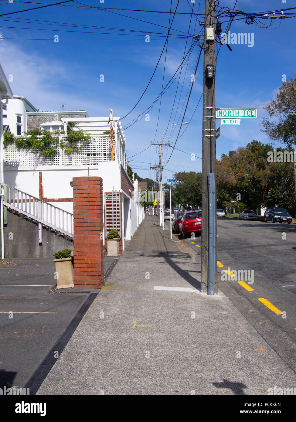 Upland Road In Wellington Stock Photo Alamy