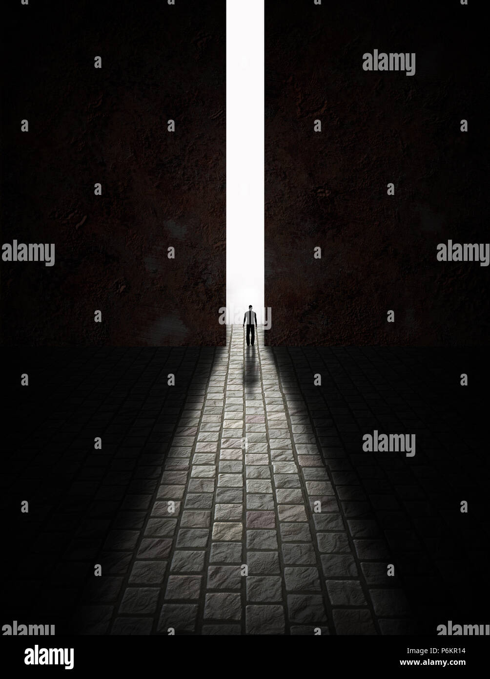 Man Before Large Opening Stock Photo Alamy Man before large opening stock photo alamy