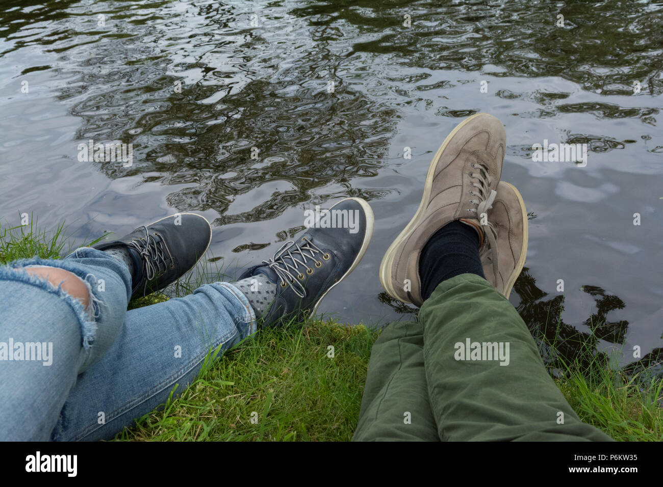 Resting next to river hi-res stock photography and images - Alamy