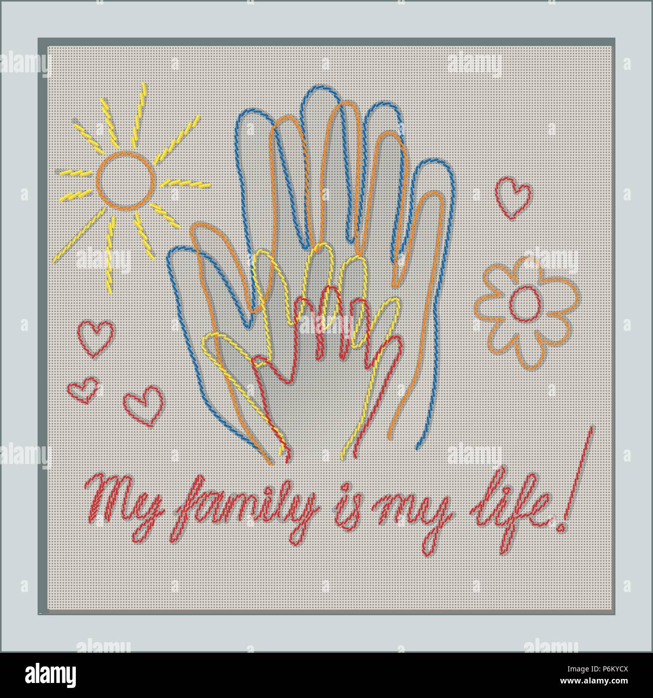 mom dad baby handprint