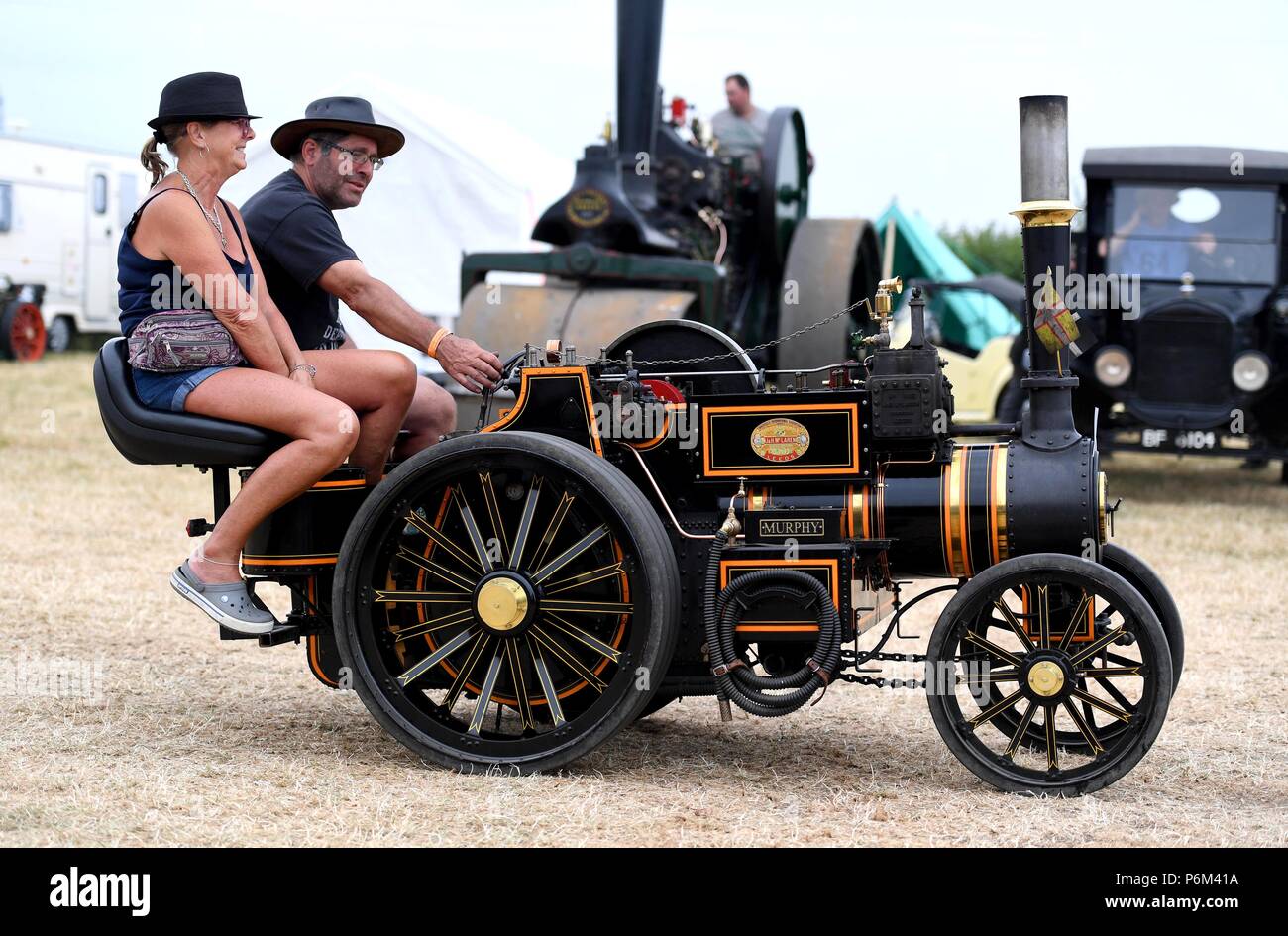 Dorset, UK. 1st Jul, 2018. Chickerell Steam and Vintage Show, Dorset. Exhibitors show off their steam engines at the annual two-day event. Credit: Finnbarr Webster/Alamy Live News Stock Photo