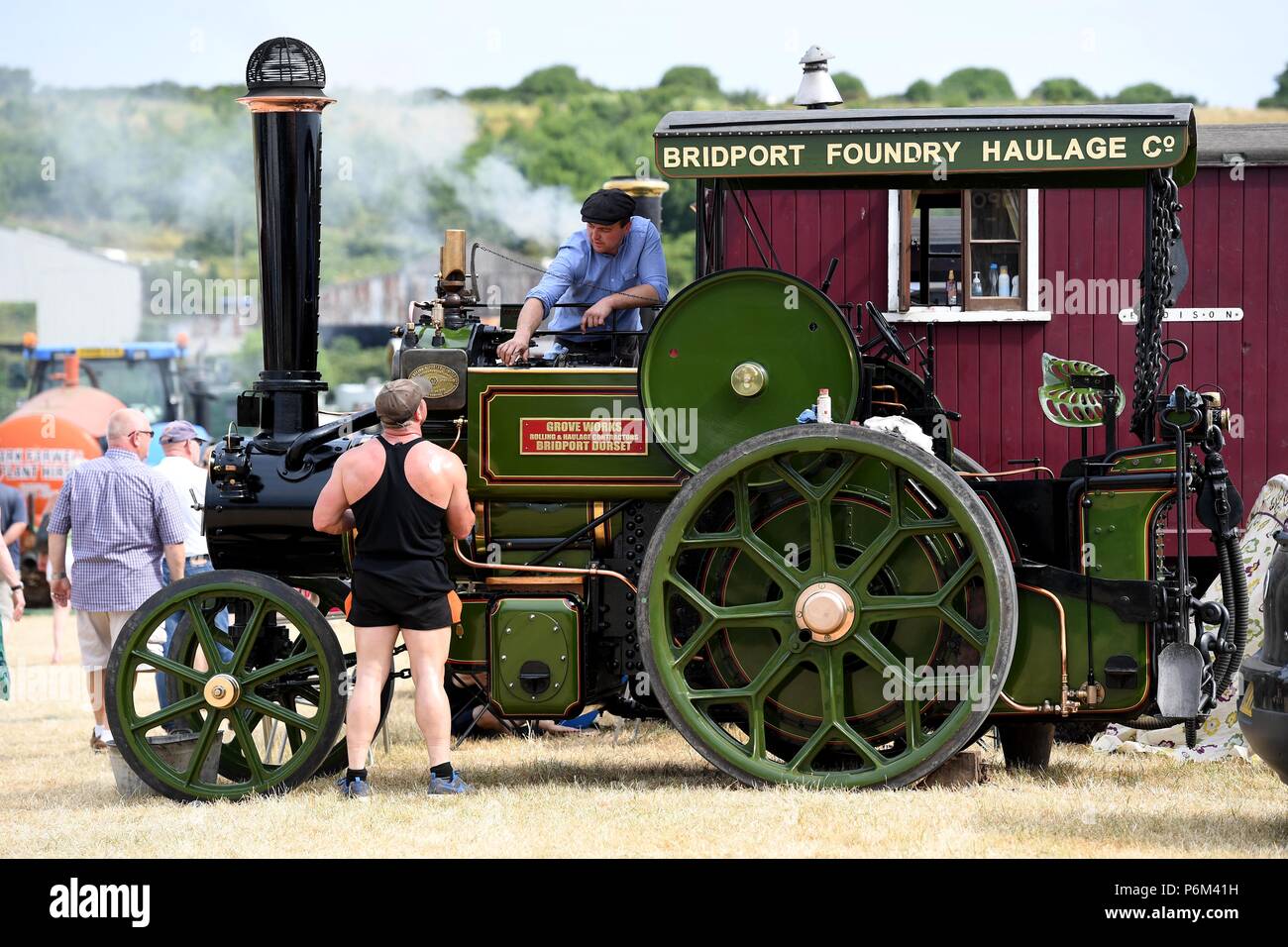 Dorset, UK. 1st Jul, 2018. Chickerell Steam and Vintage Show, Dorset