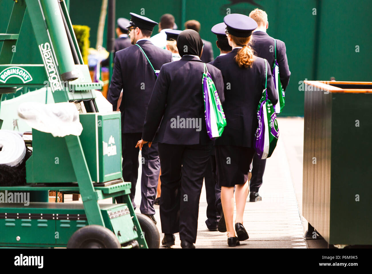 Wimbledon tennis security hires stock photography and images Alamy
