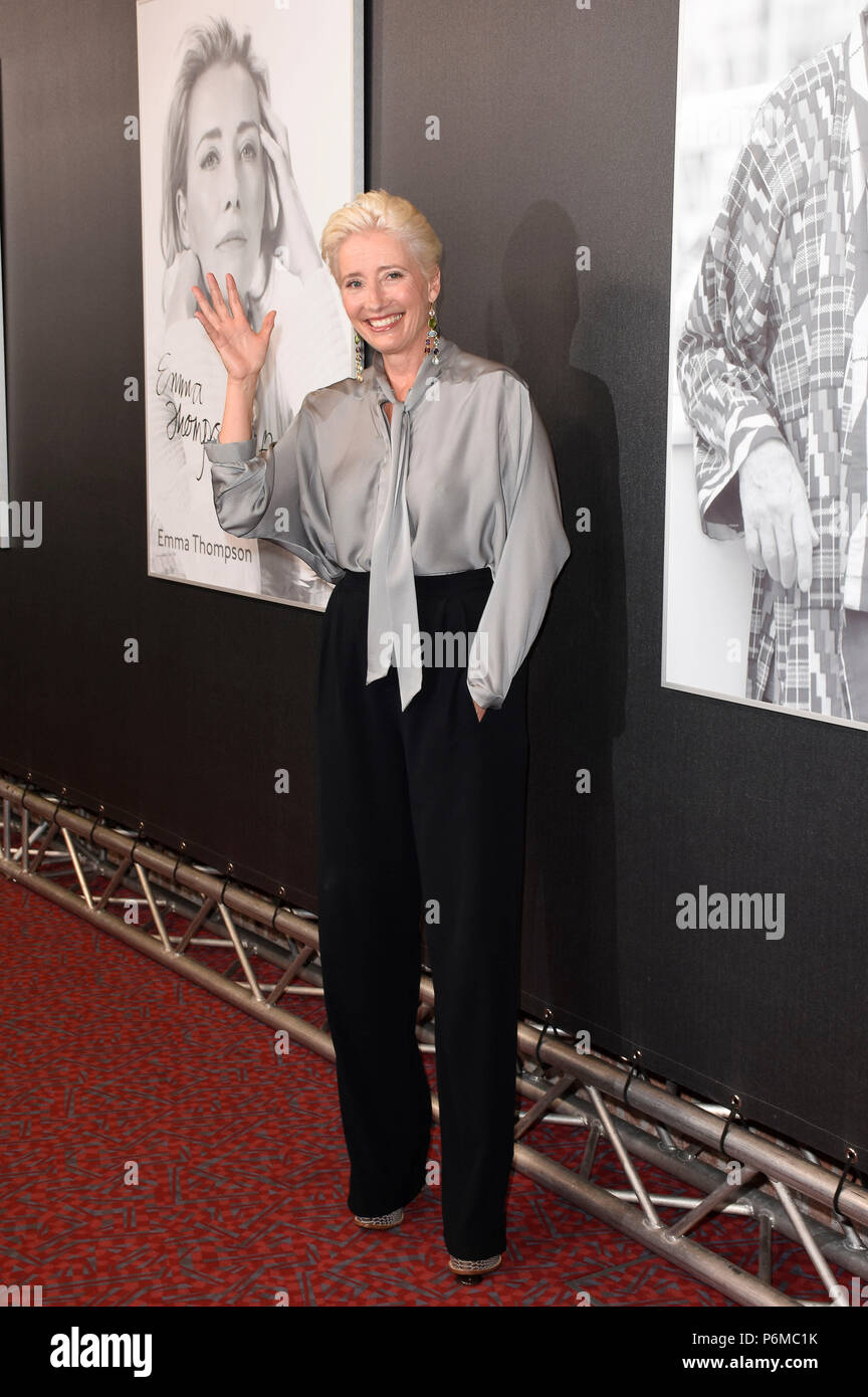 Munich, Deutschland. 29th June, 2018. Emma Thompson at the CineMerit