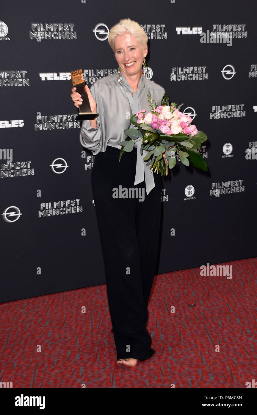 Munich, Deutschland. 29th June, 2018. Emma Thompson at the CineMerit
