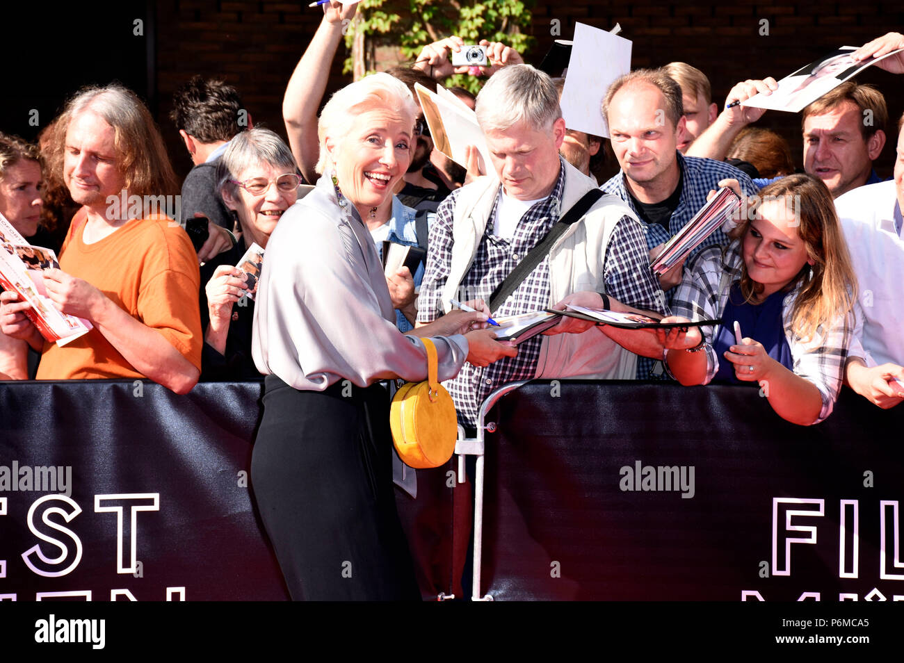 Munich, Deutschland. 29th June, 2018. Emma Thompson at the CineMerit