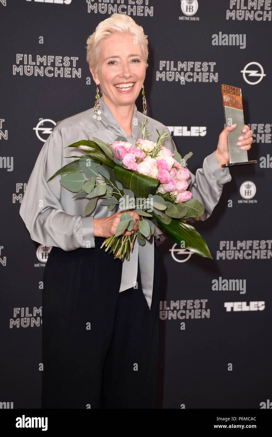 Munich, Deutschland. 29th June, 2018. Emma Thompson at the CineMerit