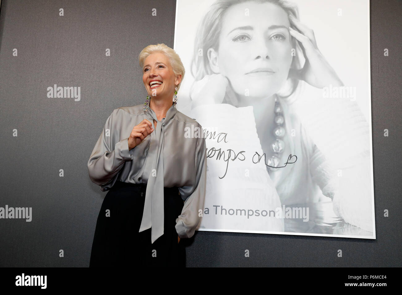 Munich, Deutschland. 29th June, 2018. Emma Thompson at the CineMerit