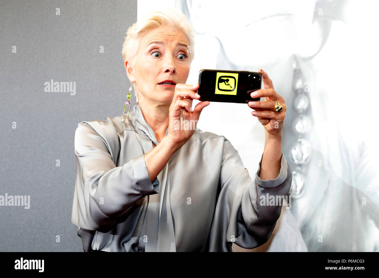 Munich, Deutschland. 29th June, 2018. Emma Thompson at the CineMerit