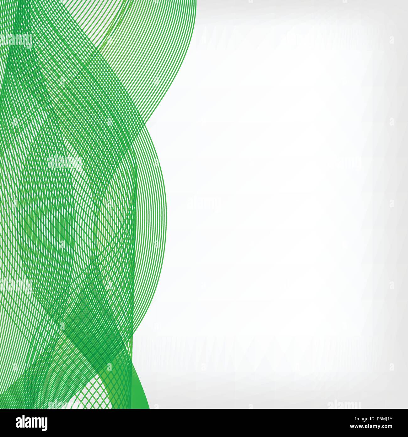 abstract vector waved line background - bright green Stock Vector Image ...