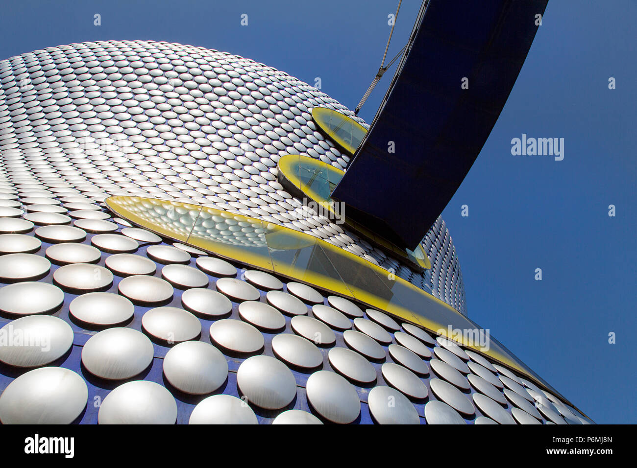 Birmingham, UK: June 29, 2018: Selfridges is one of Birmingham city's most distinctive and iconic landmarks and part of the Bullring Shopping Centre. Stock Photo