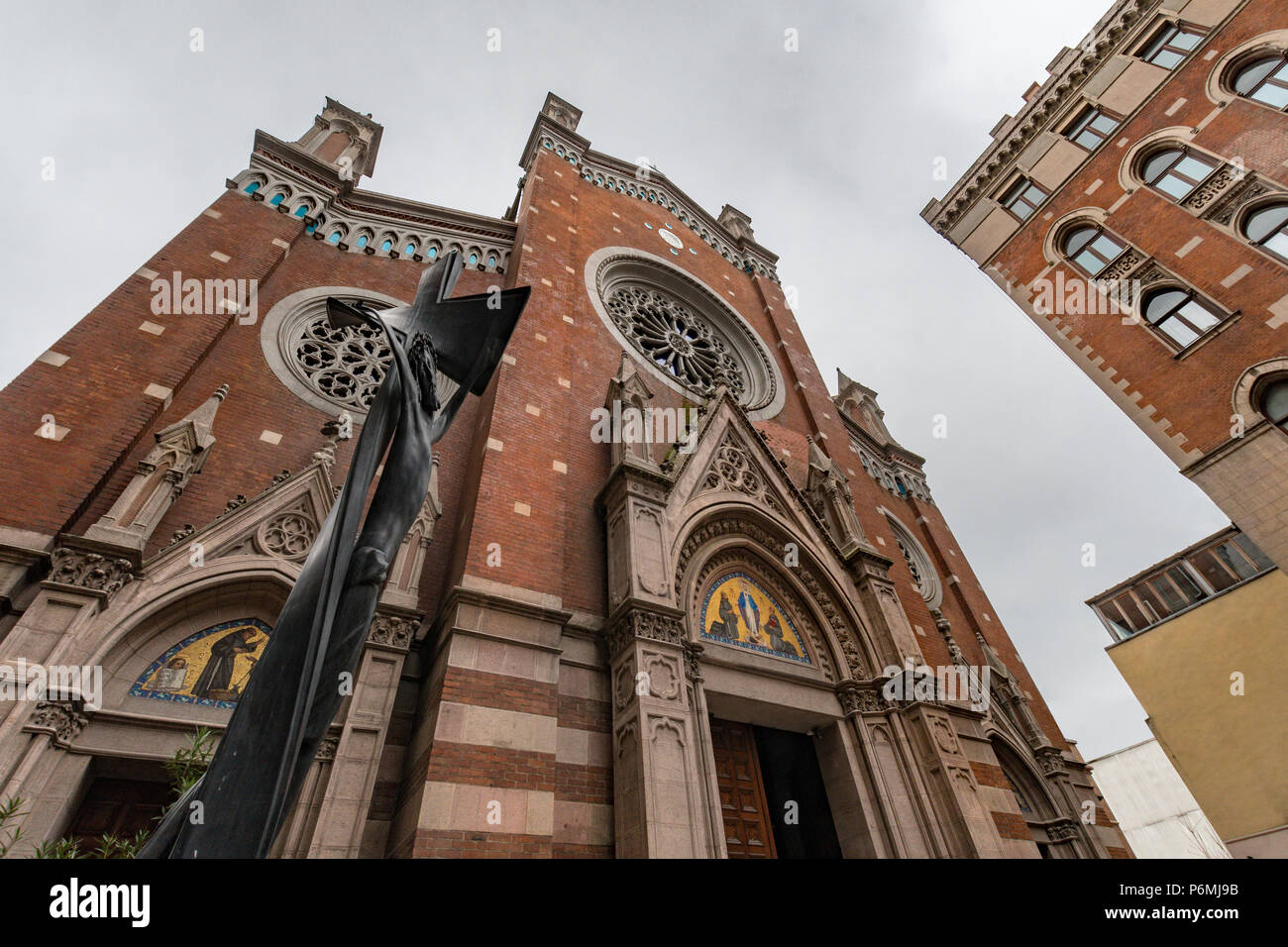 The Saint Antoine church  in Beyoglu District of Istanbul,Turkey Stock Photo