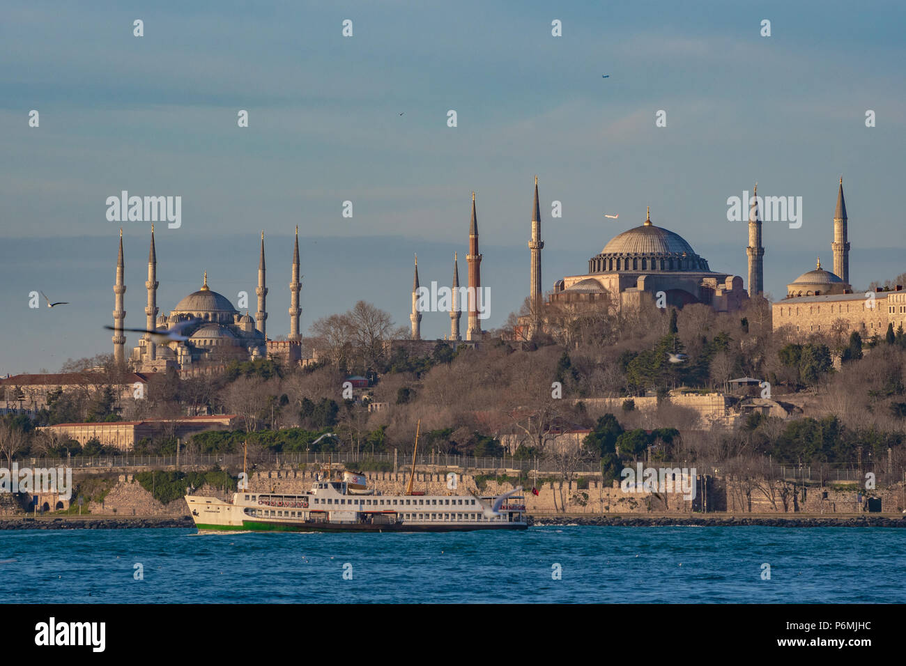 Hagia Sophia and Blue Mosque from the Asian Side
