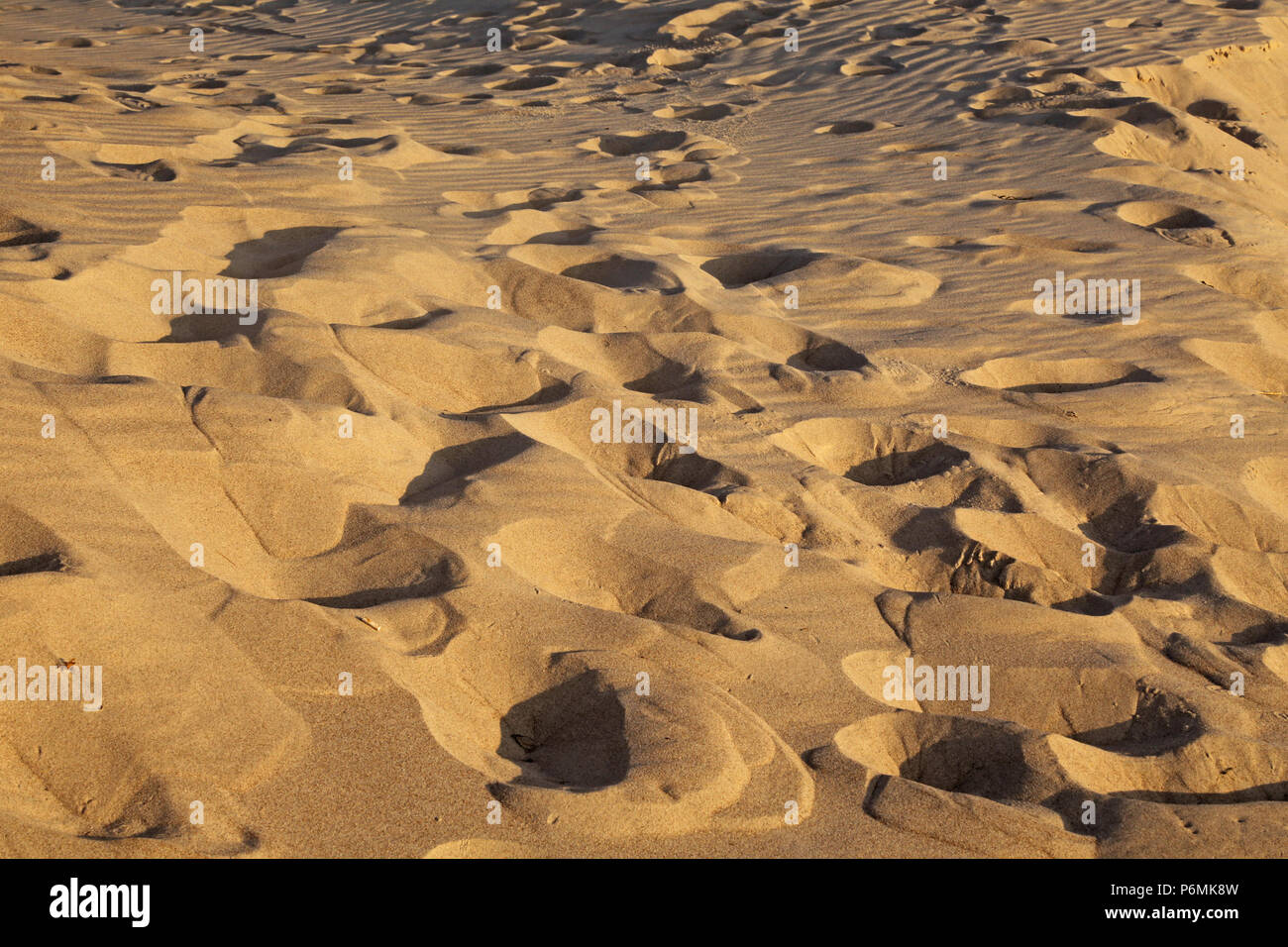 Warnemuende, dune sand Stock Photo