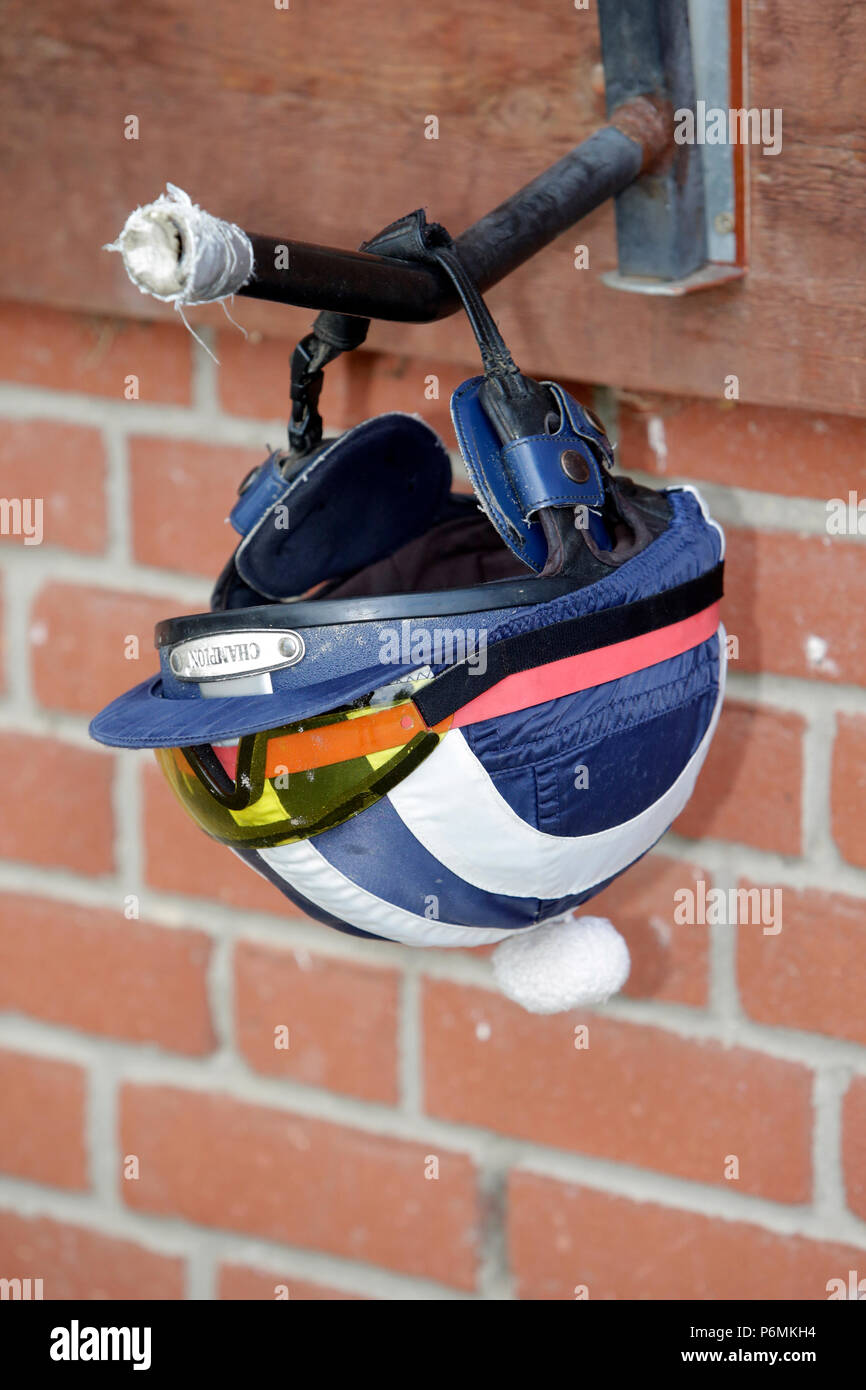 Hoppegarten, Germany - helmet Stock Photo