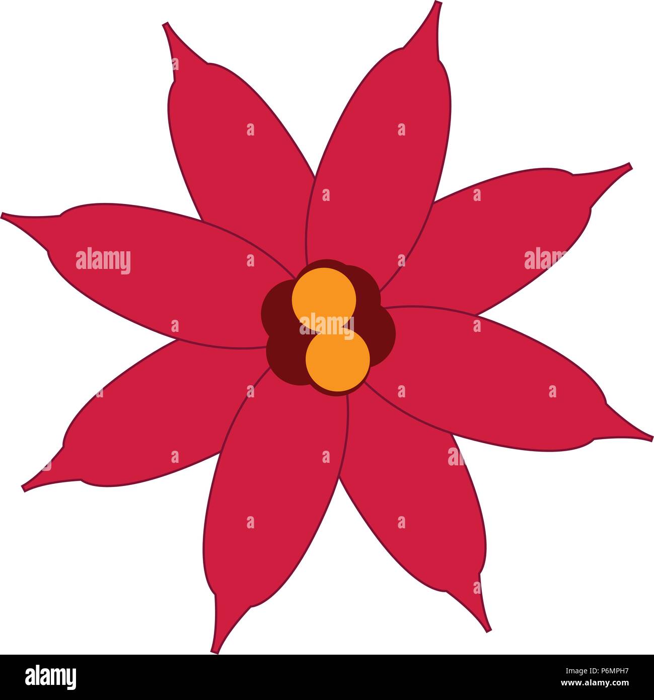 Isolated flower icon Stock Vector Image & Art - Alamy