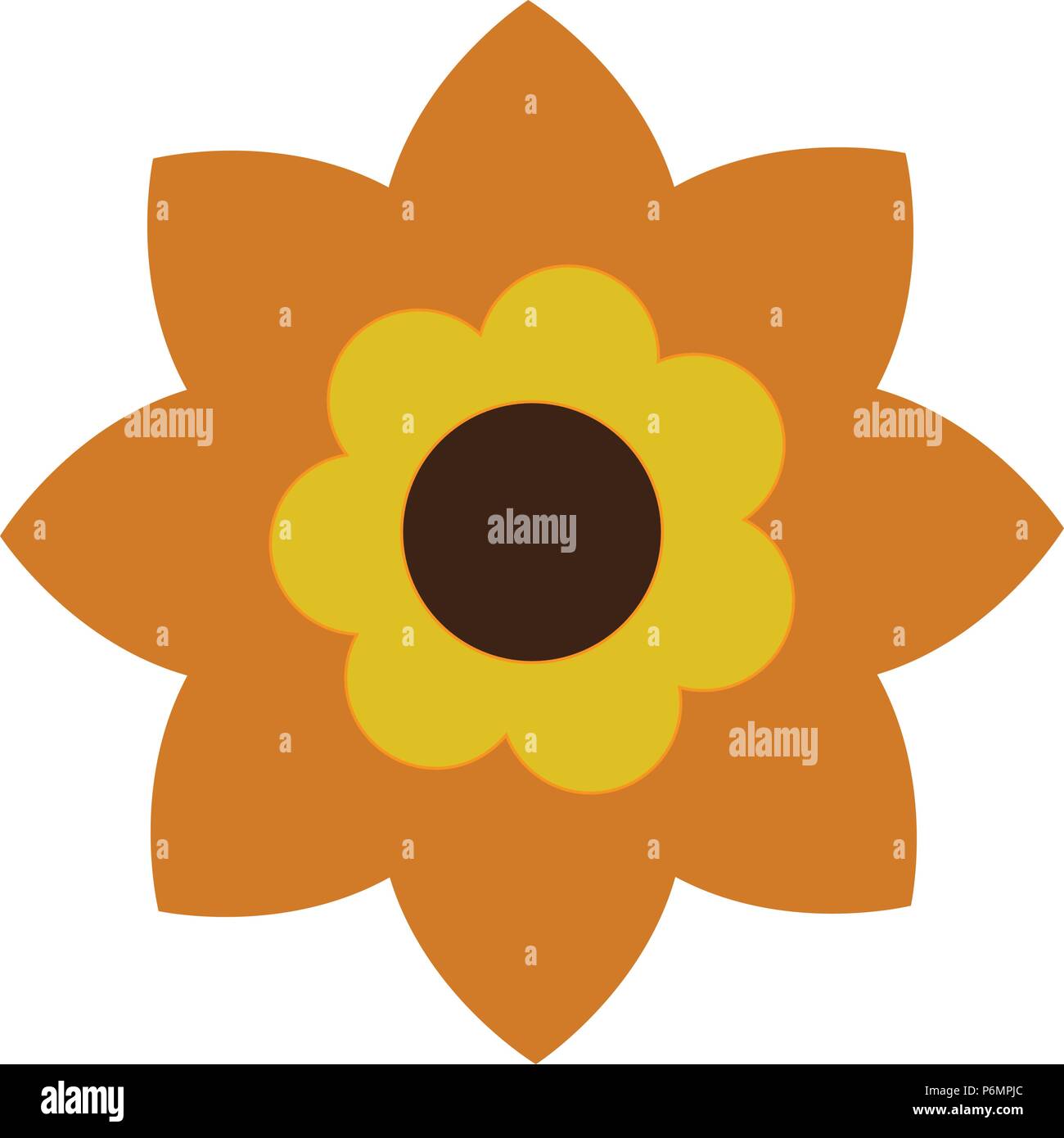 Isolated flower icon Stock Vector Image & Art - Alamy