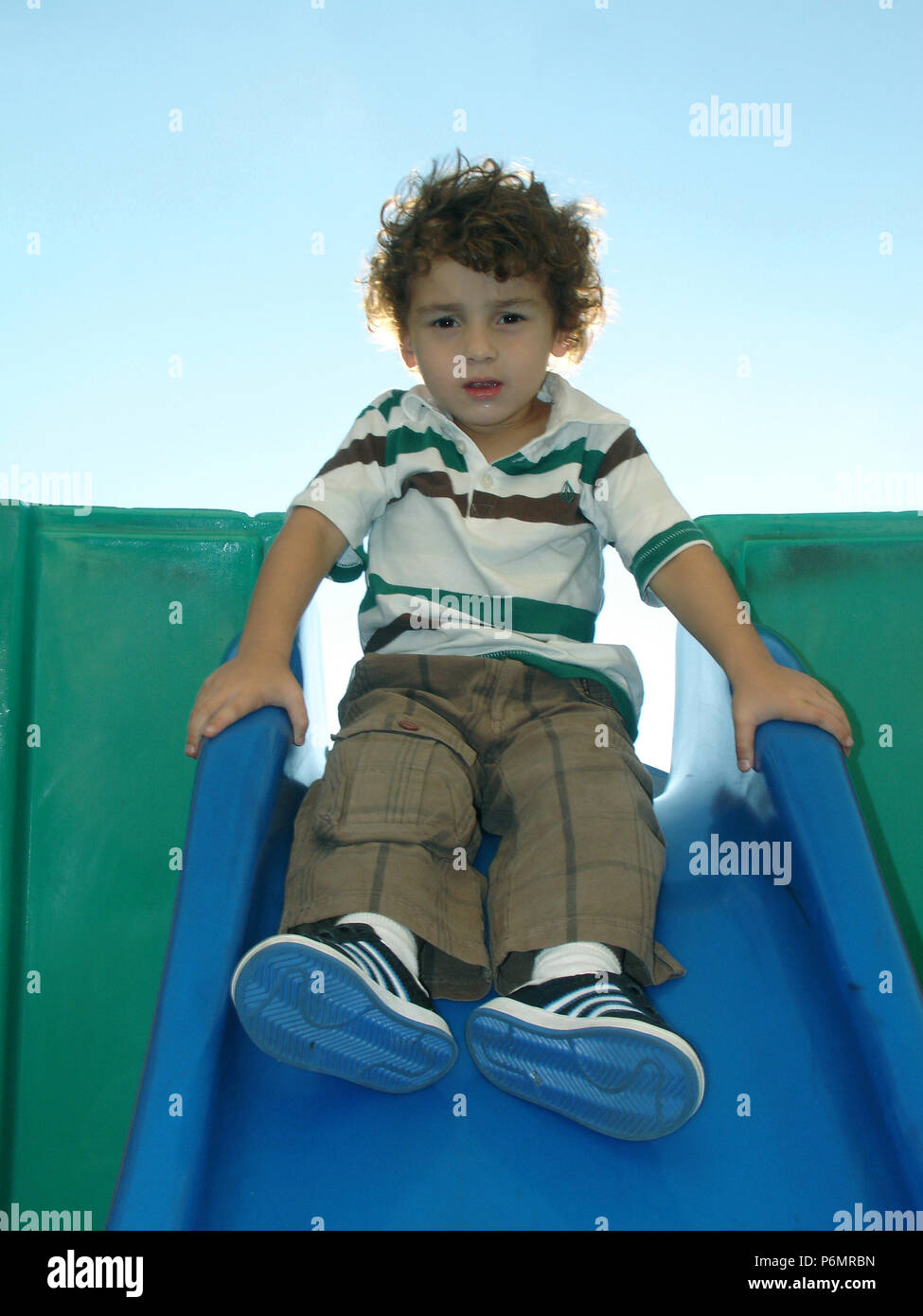 Boy Curly Hair Green Eyes Stock Photos Boy Curly Hair Green Eyes