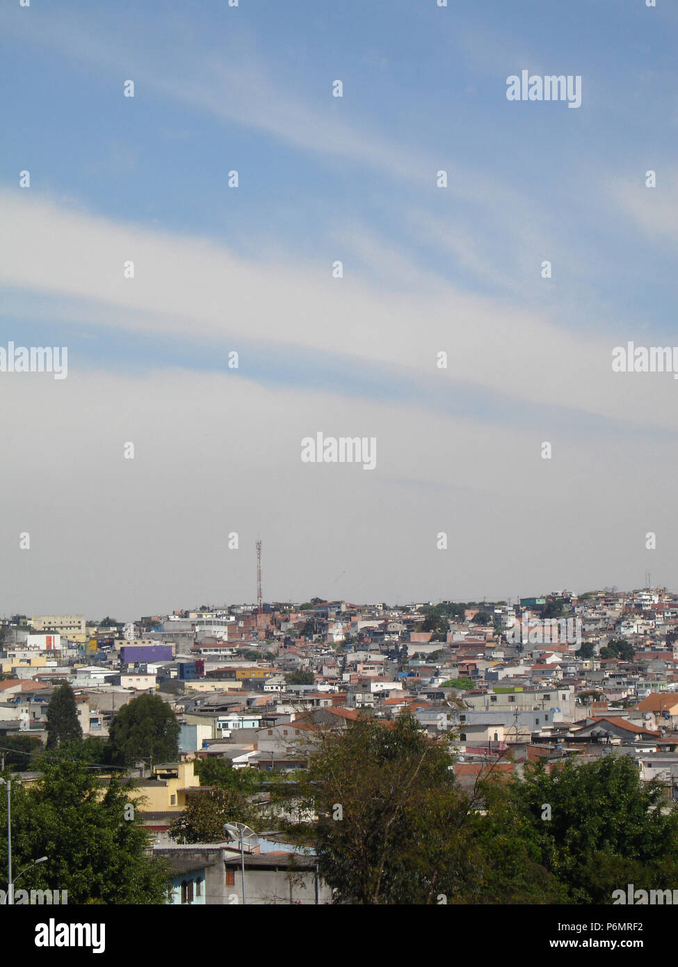 Neighborhoods, houses, capital, São Paulo, Brazil. Stock Photo