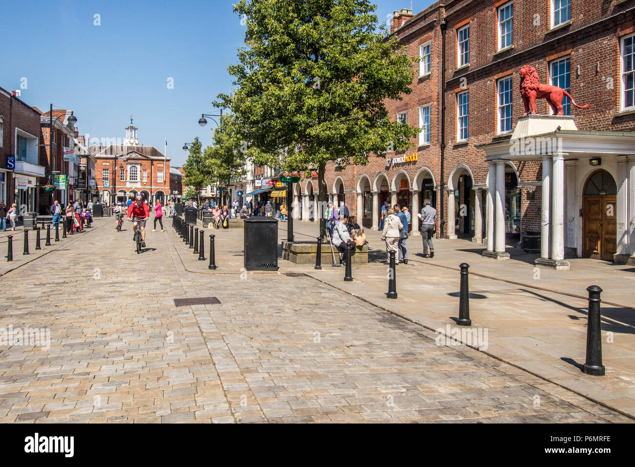 Town centre High Buckinghamshire United Kingdom Stock Photo Alamy