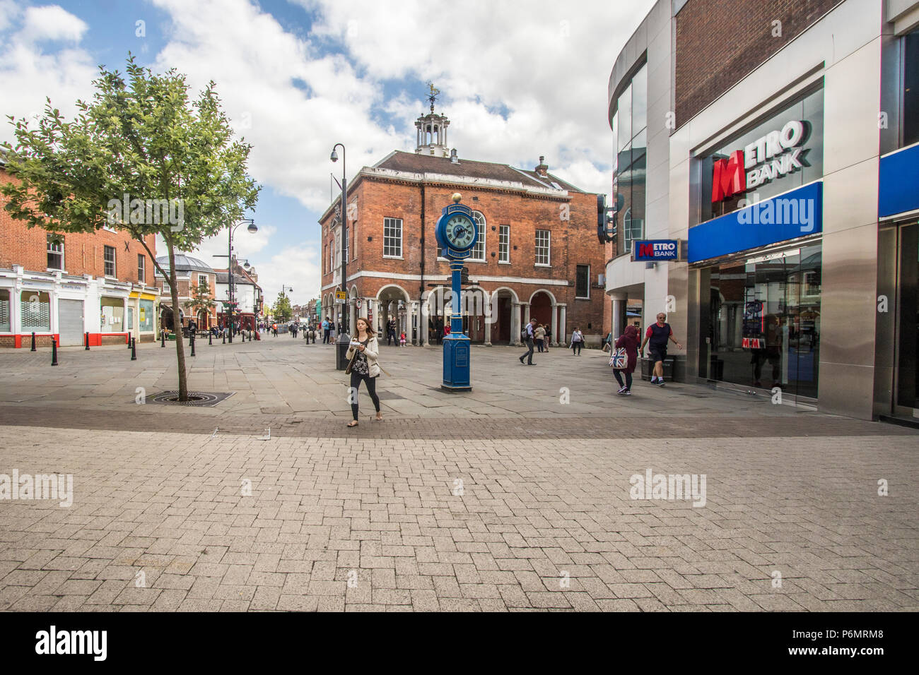 Town centre High Buckinghamshire United Kingdom Stock Photo Alamy