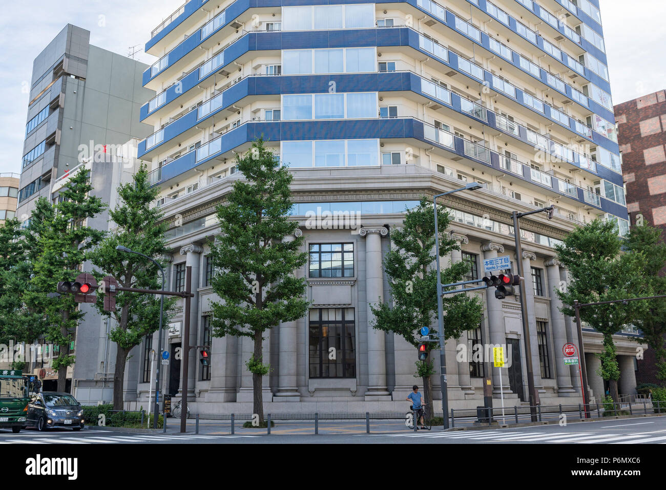 Former The Bank of Tokyo-Mitsubishi, Ltd. Yokohama Chuo branch building,  Naka-Ku, Yokohama City, Kanagawa Prefecture, Japan Stock Photo - Alamy