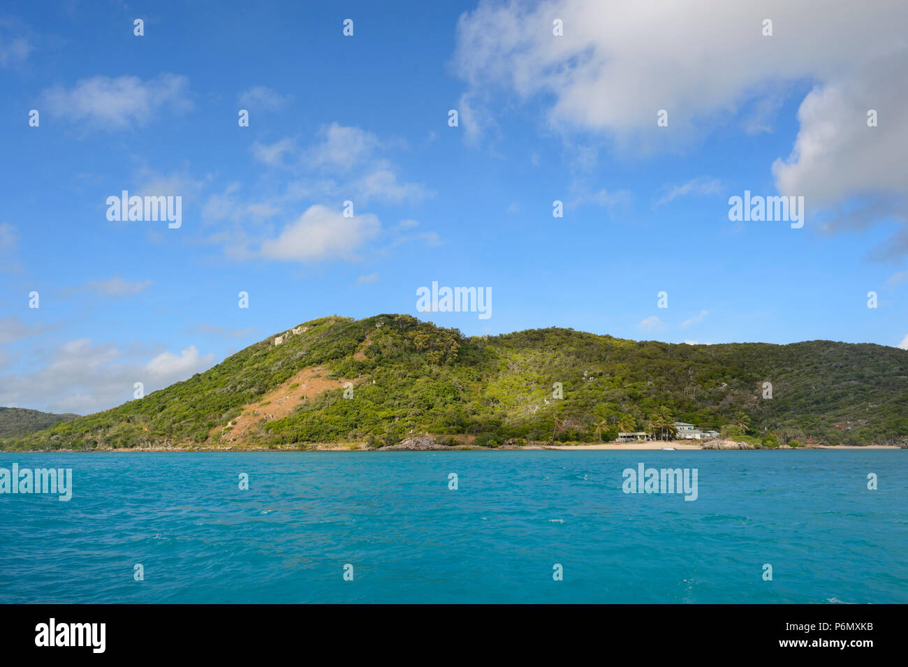 View of Prince of Wales island, Torres Strait Islands, Far North Queensland, FNQ, QLD, Australia Stock Photo