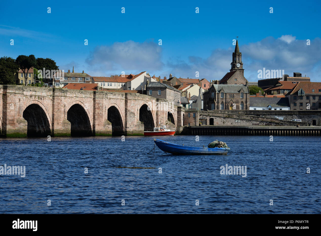 Berwick upon Tweed, England's most northerly town Stock Photo