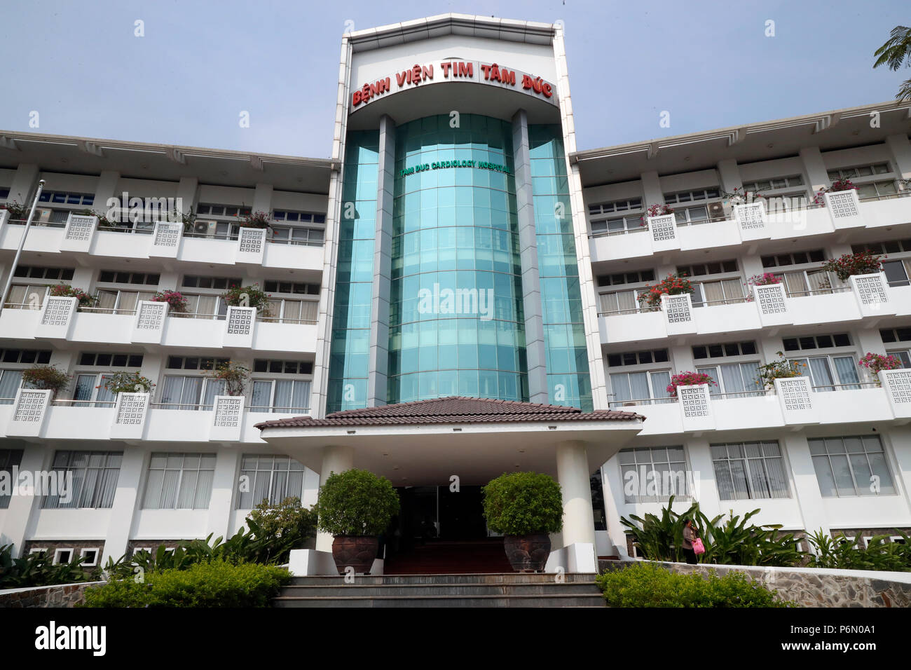 Tam Duc Cardiology Hospital.  Ho Chi Minh City. Vietnam. Stock Photo