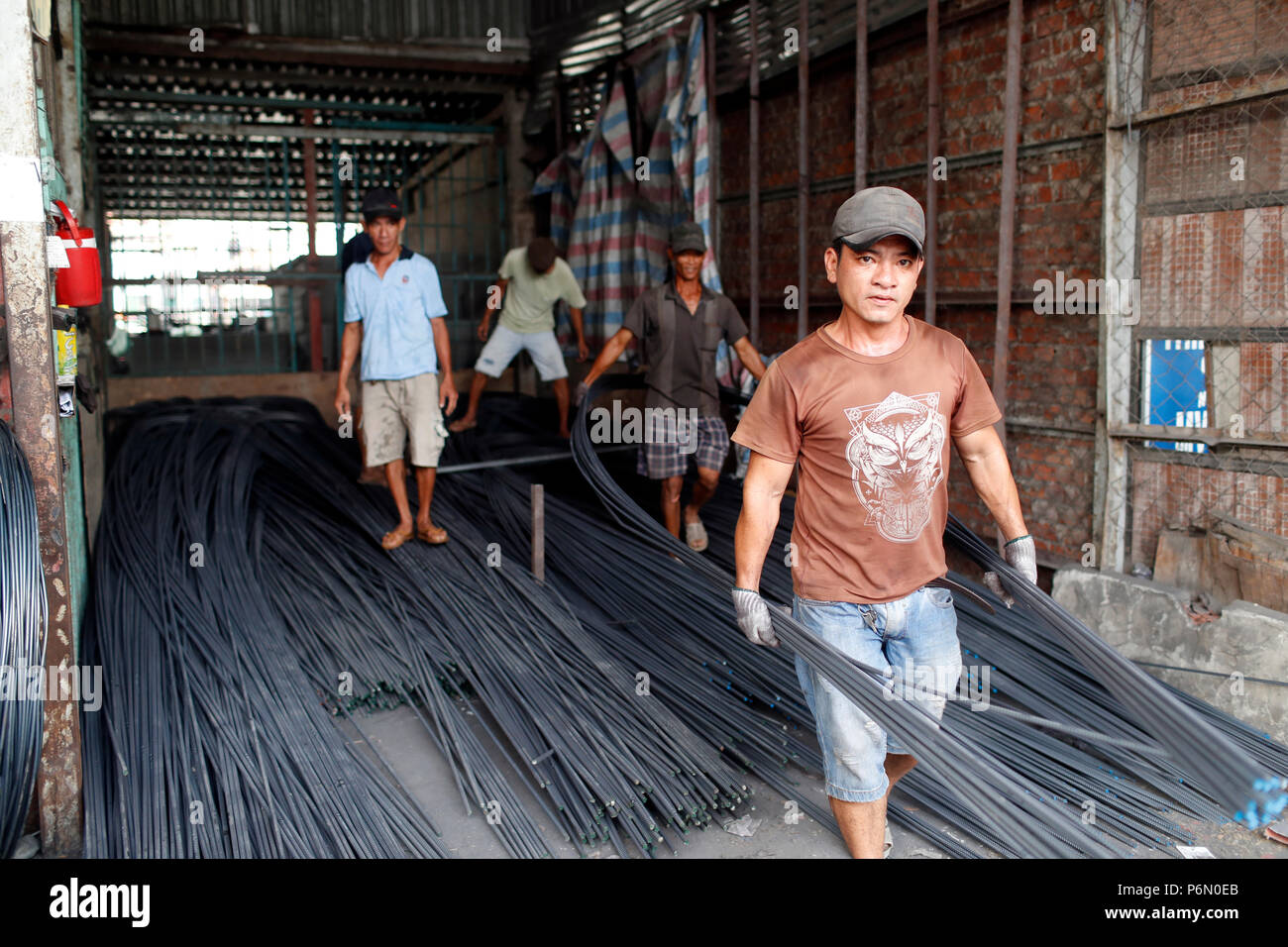 Steel rebar for concrete reinforcing construction building industry