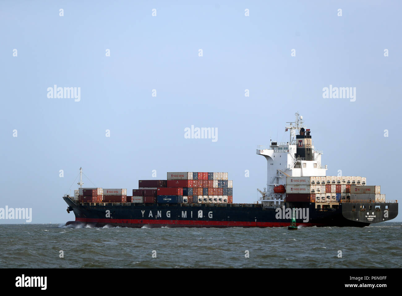 Container ship at Saigon river. Vietnam Stock Photo Alamy
