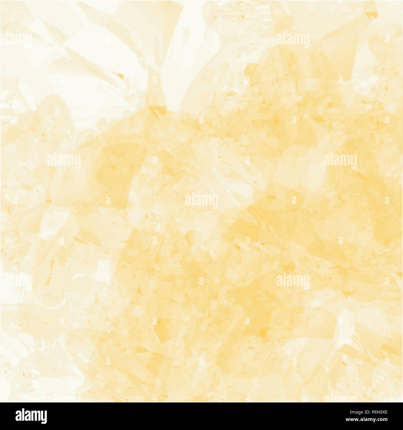 yellow watercolor marble stone surface background pattern, vector illustration Stock Vector