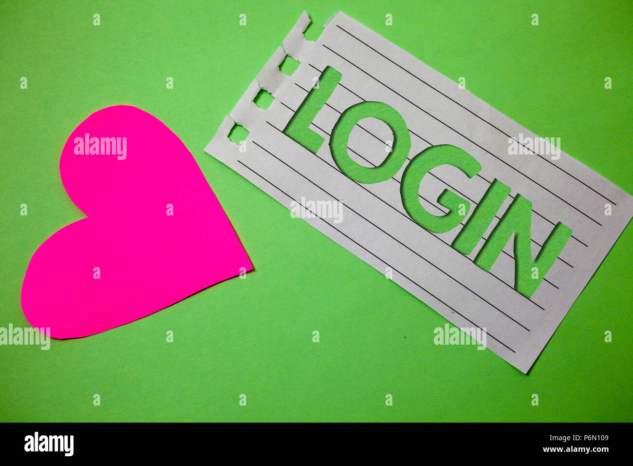 Conceptual hand writing showing Login. Business photo showcasing Act of ...