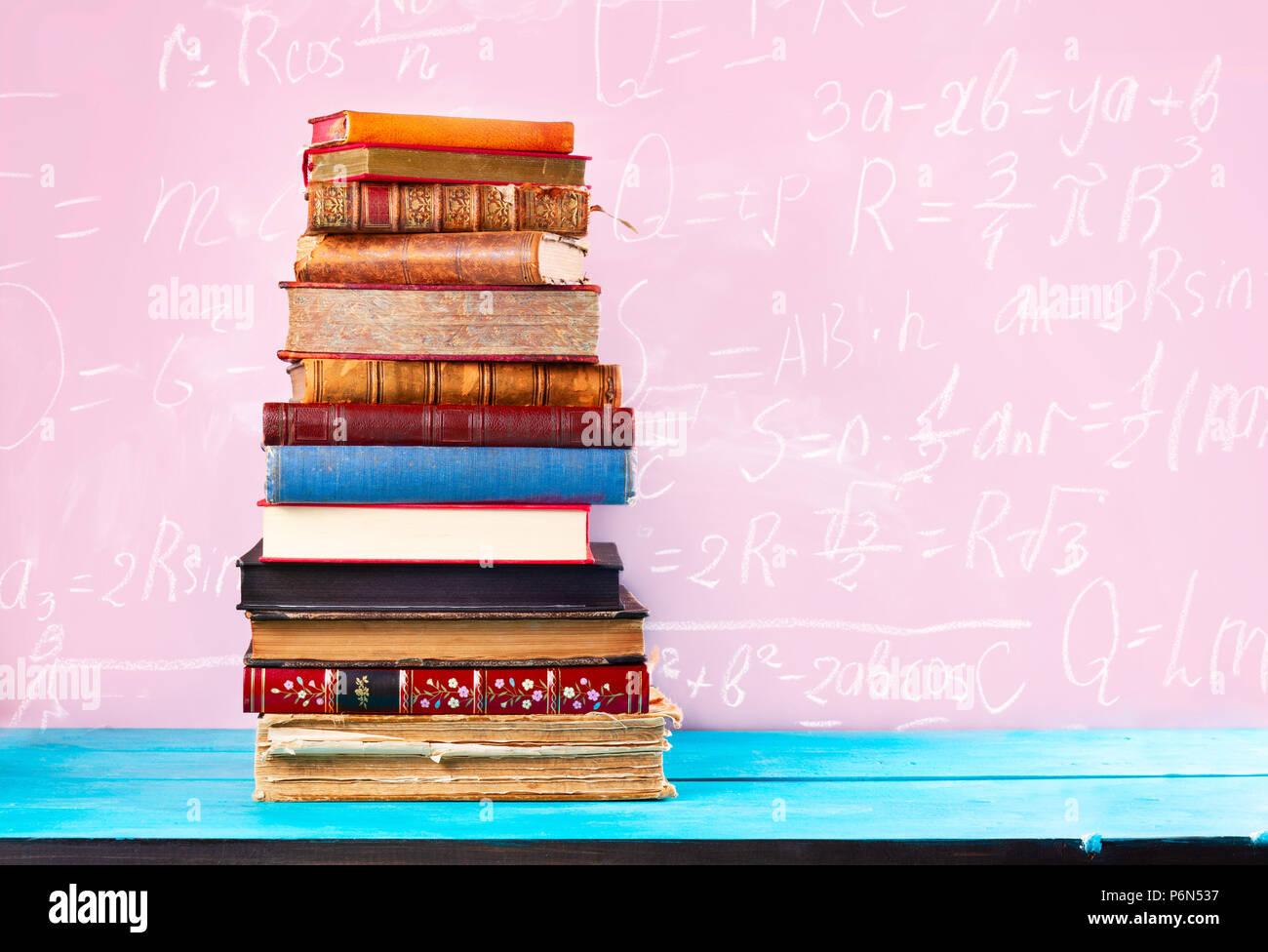 Pile of old books Stock Photo - Alamy