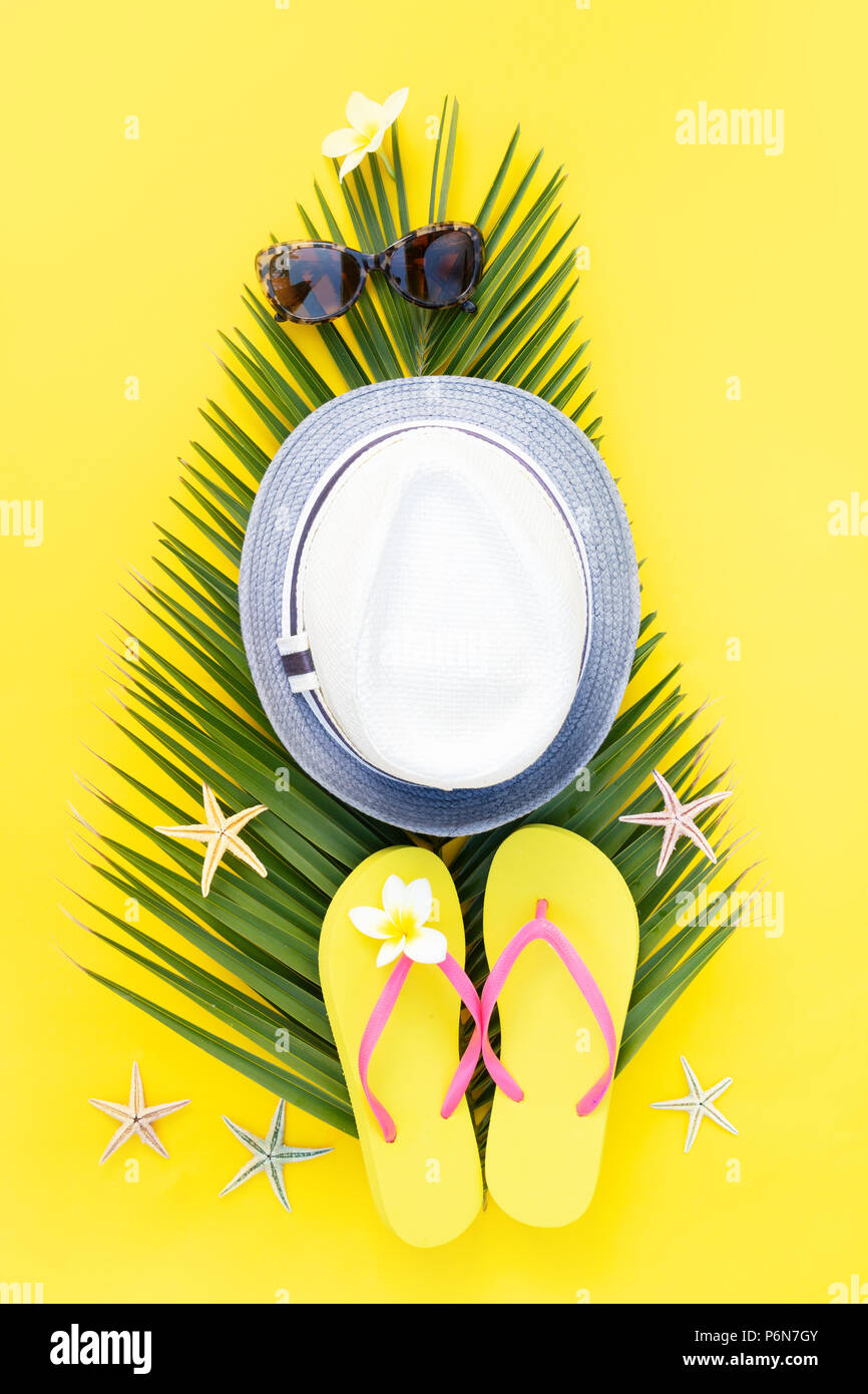 Summer flat lay scenery Stock Photo Alamy